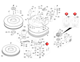 KÄRCHER Professional Ersatzteile Bodenreiniger BD 530 XL Bp Pack Ratio 1.127-478.0 Bodenkopf BD
