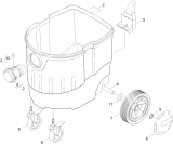 KÄRCHER Professional Ersatzteile Sauger Flex S 47        EU 1.145-810.0 Behaelter Einzelteile