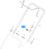 KÄRCHER Professional Ersatzteile Schneefraesen STH 953 W  Schubbuegel 1.332-101.0
