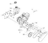 KÄRCHER Professional Ersatzteile Schneefraesen STH 953 W  Antrieb 1.332-101.0