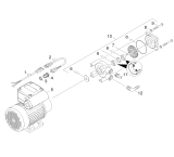 KÄRCHER Professional Ersatzteile Spruehextraktion Puzzi PROFI 200 1.638-121.0 Motorpumpe