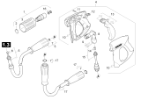 KÄRCHER Professional Ersatzteile Hochdruckreiniger Heisswasser HDS 12/18 -4SX ADE EU-I 1.071-654.0 Handspritzpistole