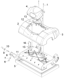 KÄRCHER Professional Ersatzteile Bodenreiniger BRS 43/500C   EU 1.006-637.0 Gehaeuse