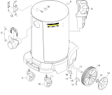 KÄRCHER Professional Ersatzteile Sauger NT 48/1 Te EU 1.428-608.0 Behaelter