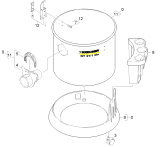 KÄRCHER Professional Ersatzteile Sauger NT 27/1 Me Adv  EU 1.428-111.0 Behaelter ME