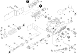 KÄRCHER Professional Ersatzteile Hochdruckreiniger Kaltwasser HD 10/15-4 CAGE FOOD 1.524-230.0 Zylinderkopf