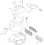 KÄRCHER Professional Ersatzteile Sauger T 12/1 Edition EU 1.355-114.0 Gehaeuse