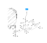 KÄRCHER Professional Ersatzteile Bodenreiniger B 80 W Bp PACK 1.259-002.0 Saugbalken Halterung