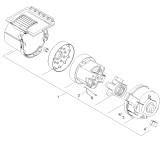 KÄRCHER Professional Ersatzteile Sauger CV 48/2 Tornado 1.057-326.0 Saugturbine