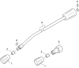 KÄRCHER Professional Ersatzteile Hochdruckreiniger Kaltwasser HD 605  EU 1.118-850.0 Strahlrohr