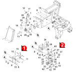 KÄRCHER Professional Ersatzteile Bodenreiniger B 95 RS BP Pack 1.006-121.0 Saugbalkenanhebung BR