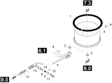 KÄRCHER Professional Ersatzteile Hochdruckreiniger Heisswasser HDS 2.3/12C Ed 1.170-606.0 Brennerboden