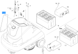 KÄRCHER Professional Ersatzteile Bodenreiniger B 140 R Bp Dose 1.246-002.0 Batterie