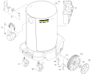 KÄRCHER Professional Ersatzteile Sauger NT 48/1 Te Prof EU 1.428-617.0 Behaelter