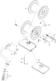 KÄRCHER Professional Ersatzteile Hochdruckreiniger Kaltwasser ABS Zweistrahlrohrbetrieb 2.851-123.0 ABS Schlauchtrommel