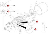 KÄRCHER Ersatzteile Hochdruckreiniger K 7.350 *EU 1.168-220.0-A Motor