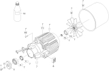 KÄRCHER Ersatzteile Hochdruckreiniger ETL K6.4xx Modul Range (5.971-143.0) 1.167-300.0-AA Motor