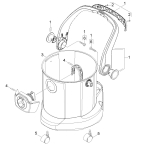 KÄRCHER Ersatzteile Nasstrockensauger WD 5.400 *EU-II 1.347-850.0 Behaelter