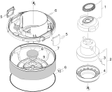 KÄRCHER Professional Ersatzteile Sauger TKC-1200 1.527-105.0 Saugturbine
