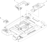 KÄRCHER Professional Ersatzteile Sauger HWS 15-L 1.510-122.0 Einzelteile Adapterplatte