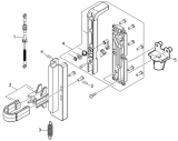 KÄRCHER Professional Ersatzteile Bodenreiniger BD 40/12 C BC 1.783-404.0 Halterung Griff