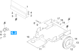 KÄRCHER Professional Ersatzteile Bodenreiniger BD 530 Ep 1.127-342.0 Fahrgestell BD 530