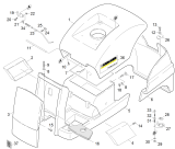 KÄRCHER Professional Ersatzteile Kehrmaschinen KM 100/100 R Lpg  Verkleidung 1.280-107.0