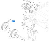 KÄRCHER Professional Ersatzteile Kehrmaschinen KM 100/100 R Lpg  Lenkung 1.280-107.0