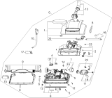 KÄRCHER Professional Ersatzteile Sauger T 15/1 Prof EU 1.355-211.0 Buerstenkopf ESB 34