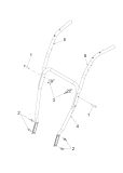 KÄRCHER Professional Ersatzteile Schneefraesen STH 8.66 W  Schubbuegel Einzelteile 1.335-201.0