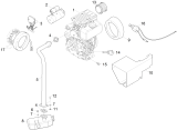 KÄRCHER Professional Ersatzteile Kehrmaschinen KMR 1250 D KAT  Dieselmotor YANMAR L70N 1.091-135.0