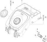 KÄRCHER Professional Ersatzteile Hochdruckreiniger Heisswasser HDS 5/12 C 1.272-211.0 Instrumententafel