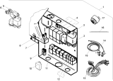 KÄRCHER Professional Ersatzteile Kehrmaschinen KM 150/500 R D  Elektrokasten 1.186-124.0