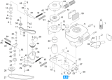 KÄRCHER Professional Ersatzteile Kehrmaschinen KM 90/60 R G  Benzinmotor Antrieb Version 2 1.047-204.0