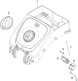 KÄRCHER Professional Ersatzteile Hochdruckreiniger Heisswasser HDS 8/18-4C Classic EU 1.174-214.0 Instrumententafel