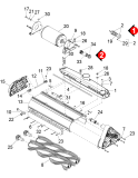 KÄRCHER Professional Ersatzteile Sauger CV 60/2 RS Bp 1.011-027.0 Motor und Buersten