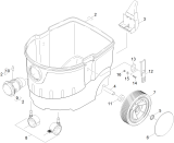KÄRCHER Professional Ersatzteile Sauger Clean-it 35 1.184-703.0 Behaelter Einzelteile