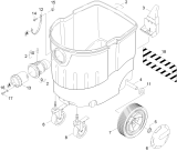 KÄRCHER Professional Ersatzteile Sauger VCE 45 H AC 1.145-822.0 Behaelter Einzelteile
