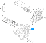 KÄRCHER Professional Ersatzteile Hochdruckreiniger Heisswasser HDS 6/14 C EU 1.169-200.0 Kolben