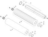KÄRCHER Professional Ersatzteile Bodenreiniger B 120 W 1.005-100.2 Walze Pad BR