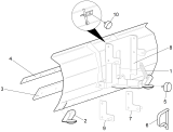 KÄRCHER Professional Ersatzteile Kehrmaschinen KM 80 W G ABS Schneeschieber KM 80 W 1.335-500.0