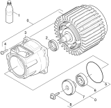 KÄRCHER Professional Ersatzteile Hochdruckreiniger Kaltwasser HD 605 EU 1.118-860.0 Antrieb