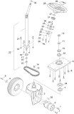 KÄRCHER Professional Ersatzteile Kehrmaschinen KM 105 0 Lenkung Verbrenner KM 105_1xx