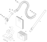 KÄRCHER Professional Ersatzteile Sauger T 12/1 EU 1.355-130.0 Zubehoer