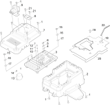KÄRCHER Professional Ersatzteile Kehrmaschinen KM 105 0 ETL Elektronik Verbrenner KM 1xx/1xx