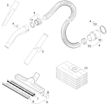 KÄRCHER Professional Ersatzteile Sauger NT 27/1 Te EU 1.428-522.0 Zubehoer