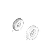 KÄRCHER Professional Ersatzteile Kehrmaschinen KM 105 0 ETL Radsatz Standard KM Medium