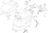 KÄRCHER Professional Ersatzteile Bodenreiniger BD 530 Bp 1.127-382.0 Haube und Motor