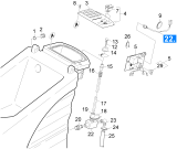 KÄRCHER Professional Ersatzteile Bodenreiniger BR 530 Bp 1.127-363.0 Instrumententafel BR 530 BAT