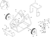 KÄRCHER Professional Ersatzteile Hochdruckreiniger Kaltwasser HD 25/15-4 Cage Plus EU-I 1.367-122.0 Rahmen